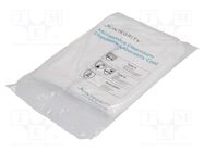 Cleanroom acces: coat; white; M (unisex); cleanroom; ESD; 55g/m2 ANTISTAT