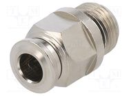 Push-in fitting; straight; -0.99÷20bar; nickel plated brass AIGNEP