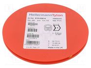 Markers; Marking: 1; 4÷9mm; PVC; yellow; -65÷105°C; leaded; HGDC4-9 HELLERMANNTYTON