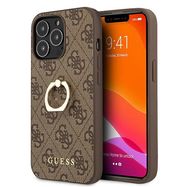 Guess GUHCP13L4GMRBR iPhone 13 Pro / 13 6.1&quot; brown/brown hardcase 4G with ring stand, Guess