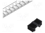 Heatsink: extruded; TO252,TO263; black; L: 12.7mm; W: 26mm; H: 11.7mm 