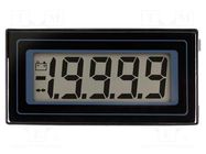 Voltmeter; digital,mounting; 0÷200mV,0÷2V; on panel; LED; 6÷14VDC LASCAR