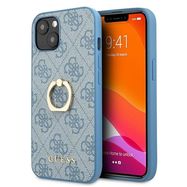 Guess GUHCP13S4GMRBL iPhone 13 mini 5.4&quot; blue/blue hardcase 4G with ring stand, Guess