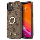 Guess GUHCP13S4GMRBR iPhone 13 mini 5.4&quot; brown/brown hardcase 4G with ring stand, Guess