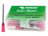 Needle: steel; 1.5"; Size: 13; straight; 1.78mm; Mounting: Luer Lock FISNAR