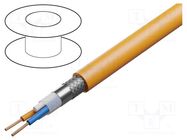 Wire; 1x2x18AWG; Foundation Fieldbus; stranded; Cu; PVC; orange HELUKABEL