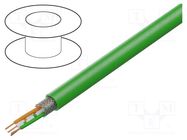 Wire; HELUKAT® 100IND,SF/UTP; 2x2x24AWG; industrial Ethernet; 5e HELUKABEL