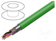 Wire; 1x2x22AWG,2x2x25AWG; HMC-BUS; stranded; Cu; PUR; green; none HELUKABEL