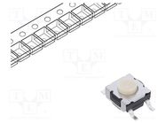 Microswitch TACT; SPST-NO; Pos: 2; 0.03125A/32VDC; SMT; 4.13mm C&K