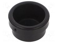 Plugs; 16mm; elastomer; Seal Plug DS; black; -20÷80°C; IP54 HUMMEL