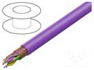 Wire; 3x2x0.25mm2,3x1mm2; Interbus; stranded; Cu; PUR; violet; none HELUKABEL