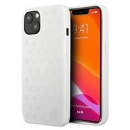 Mercedes Silver Stars Pattern Case for iPhone 13 - White, Mercedes
