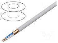 Wire; 1x2x22AWG; wire; Cu; Al foil; Insulation: FRNC; white; LON BUS HELUKABEL