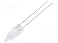 LED; red; 5mm; candle light effect; 750÷1120mcd; 100°; 2.5÷5VDC OPTOSUPPLY