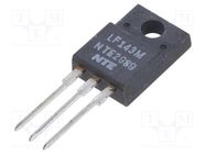 Transistor: N-MOSFET; unipolar; 600V; 10A; Idm: 36A; 50W; TO220FN NTE Electronics