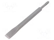 Chisel; for concrete; L: 250mm; steel; SDS-Plus®; Tipwidth: 20mm MEGA