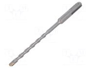 Drill bit; for concrete; Ø: 6mm; L: 160mm; steel; SDS-Plus® MEGA