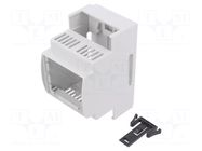 Enclosure: for DIN rail mounting; Y: 90.5mm; X: 53.5mm; Z: 62mm ITALTRONIC