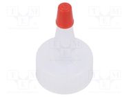 Cap for dispensing bottle; white FISNAR