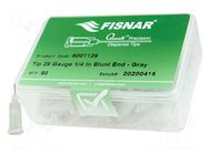 Needle: steel; 0.25"; Size: 28; straight; 0.19mm; polypropylene FISNAR