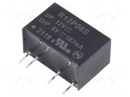 Converter: DC/DC; 1W; Uin: 10.8÷13.2VDC; Uout: 6VDC; Iout: 167mA RECOM