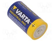 Battery: alkaline; C; 1.5V; non-rechargeable; Ø26.2x50mm 