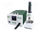 Hot air soldering station; digital,touchpad; 1200W; 100÷550°C BEST