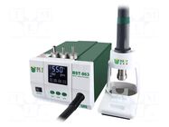 Station: hot air; digital,touchpad; 1200W; 100÷550°C; ESD BEST