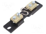 Current shunt; 10A; Class: 0.2; 150mV; for DIN rail mounting LUMEL