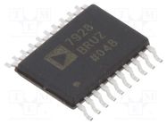 IC: A/D converter; Ch: 8; 12bit; 1Msps; 2.7÷5.25V; TSSOP20; ±1LSB Analog Devices