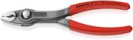 KNIPEX 82 01 150 TwinGrip® front and side gripping pliers with non-slip plastic coating grey atramentized 150 mm