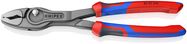 KNIPEX 82 02 250 TwinGrip® front and side gripping pliers with comfort handles grey atramentized 250 mm