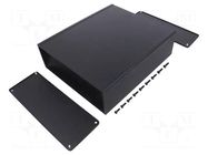 Enclosure: with panel; 1457U; X: 191mm; Y: 220mm; Z: 68mm; aluminium HAMMOND