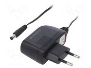 Power supply: switching; mains,plug-in; 12VDC; 500mA; 6W; 75% AIMTEC