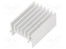 Heatsink: extruded; TO247; natural; L: 16mm; W: 23.4mm; H: 32mm; raw OHMITE