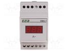 Ammeter; digital,mounting; 0÷100A; for DIN rail mounting; LED F&F