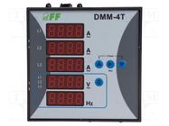Meter: network parameters; on panel; digital,mounting; LED x5 F&F