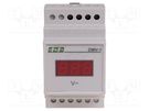 Voltmeter; digital,mounting; 100÷265V; for DIN rail mounting F&F