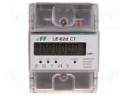 Counter; digital,mounting; for DIN rail mounting; LCD; Inom: 1.5A F&F