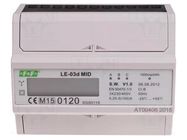 Counter; digital,mounting; for DIN rail mounting; LCD; Inom: 10A F&F