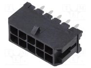 Socket; wire-board; male; Micro-Fit 3.0; 3mm; PIN: 10; Layout: 2x5 MOLEX