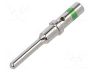 Contact; male; 16; nickel plated; 14AWG; turned contacts; crimped BULGIN
