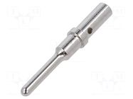 Contact; male; 16; nickel plated; 14AWG; turned contacts; crimped BULGIN