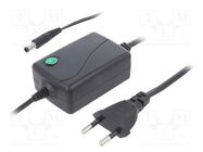 Power supply: switched-mode; 12VDC; 1A; Out: 5,5/2,5; 12W; 0÷40°C POS