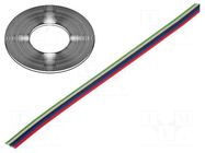 Wire: ribbon; TLWY; 5x0.22mm2; stranded; Cu; unshielded; PVC; 150V TECHNOKABEL