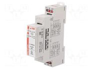 Relay: installation; bistable,impulse; SPDT; 16A; 90x17.5x64.6mm RELPOL