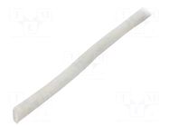 Insulating tube; fiberglass; natural; max.180°C; Øint: 3mm SYNFLEX