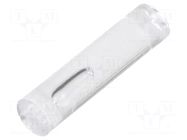 Fiber for LED; Ø5mm; L: 21.4mm; round; straight MASZCZYK