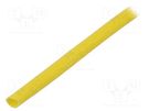 Insulating tube; fiberglass; yellow; -20÷155°C; Øint: 3.5mm SYNFLEX