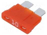 Fuse: fuse; 10A; 58VDC; automotive; 19.3mm; tin alloy ESKA